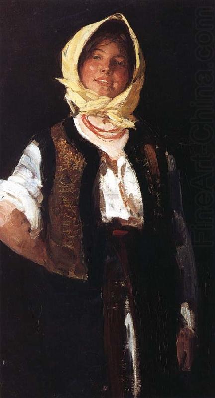 Cheerful young Peasant, Nicolae Grigorescu